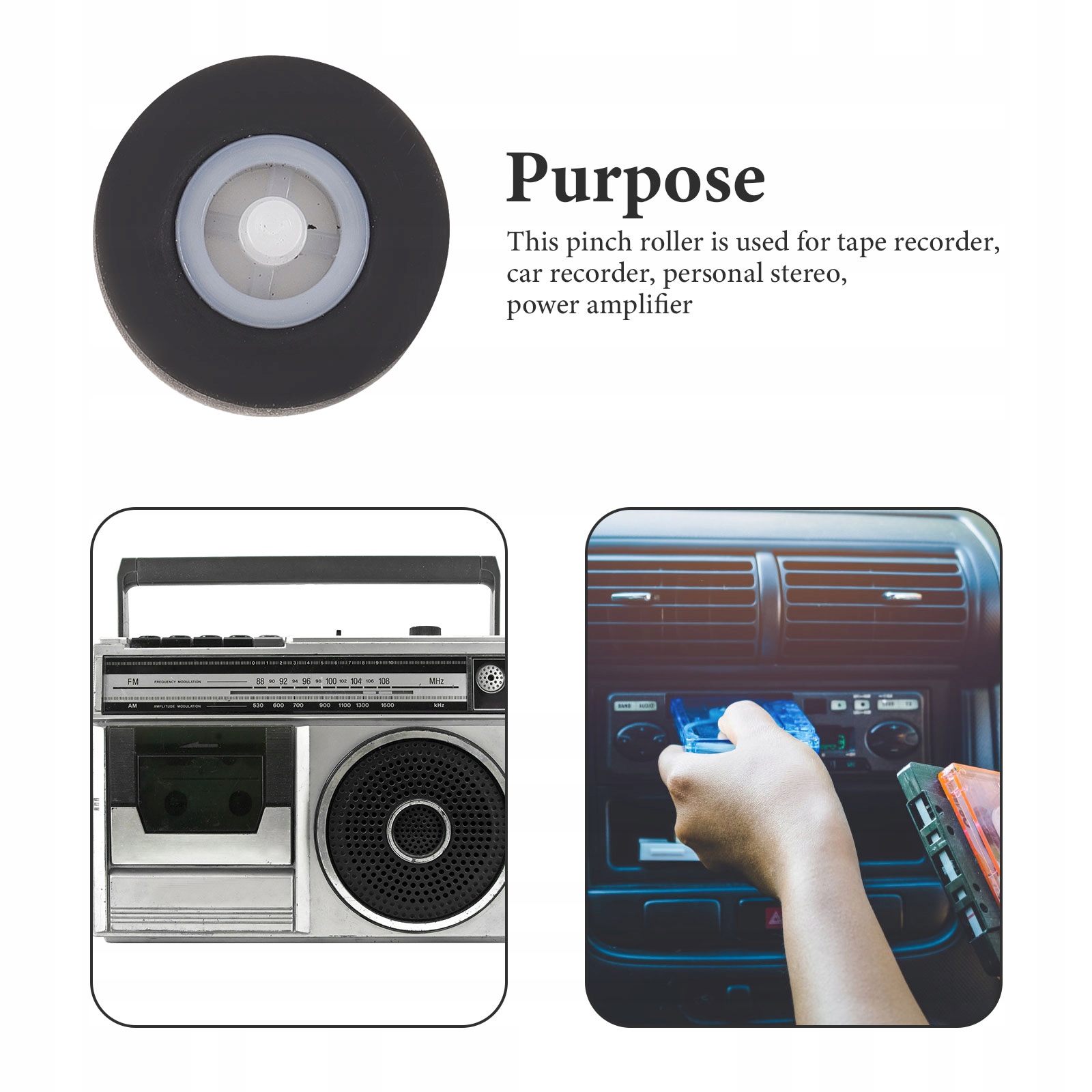 WIDEO ROLKA DOCIĄGAJĄCA TAŚMĘ WIDEO ROLKA DOCINAJĄCA VCR Kod producenta 16398754