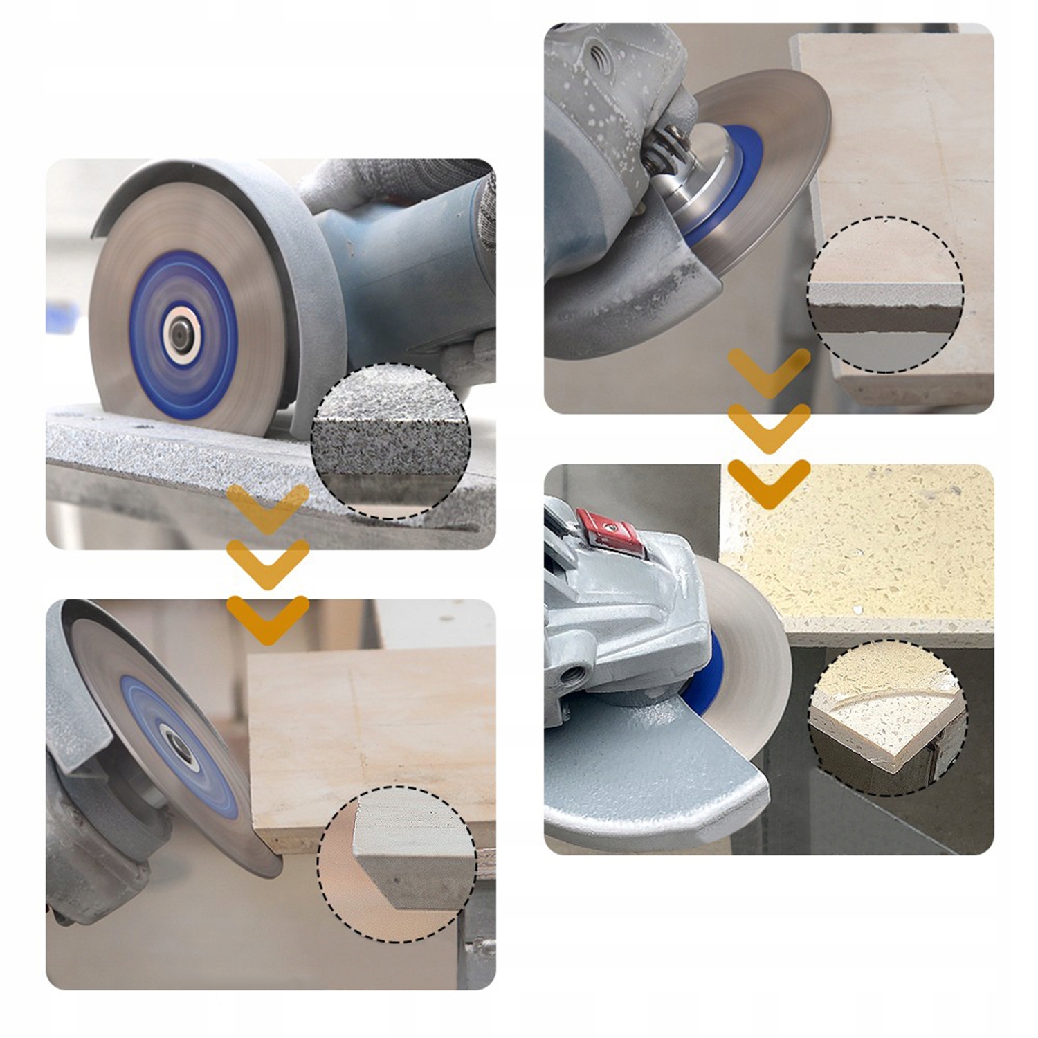 TARCZA 125mm DIAMENTOWA DO PŁYTEK GRESU GLAZURY SZLIFOWANIA CIĘCIA 45° Marka Falon-Tech