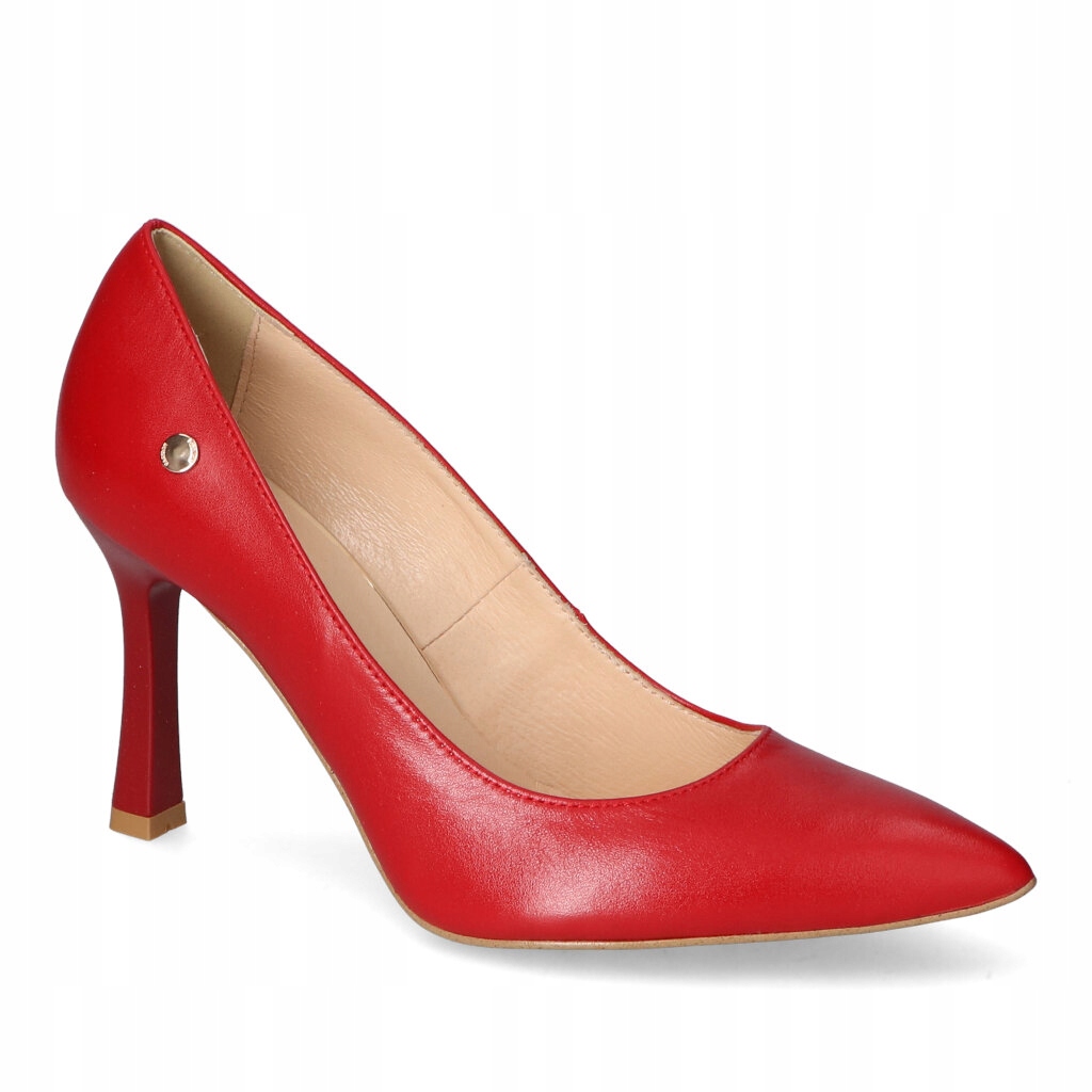 Boty Luca Cavialli 8766/1175 Červené lico 36