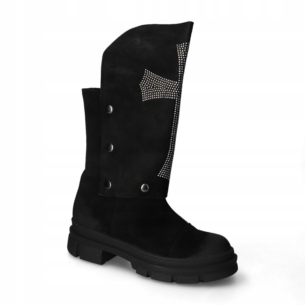 Kotníkové Boty Damiss 649 Černý velur 37