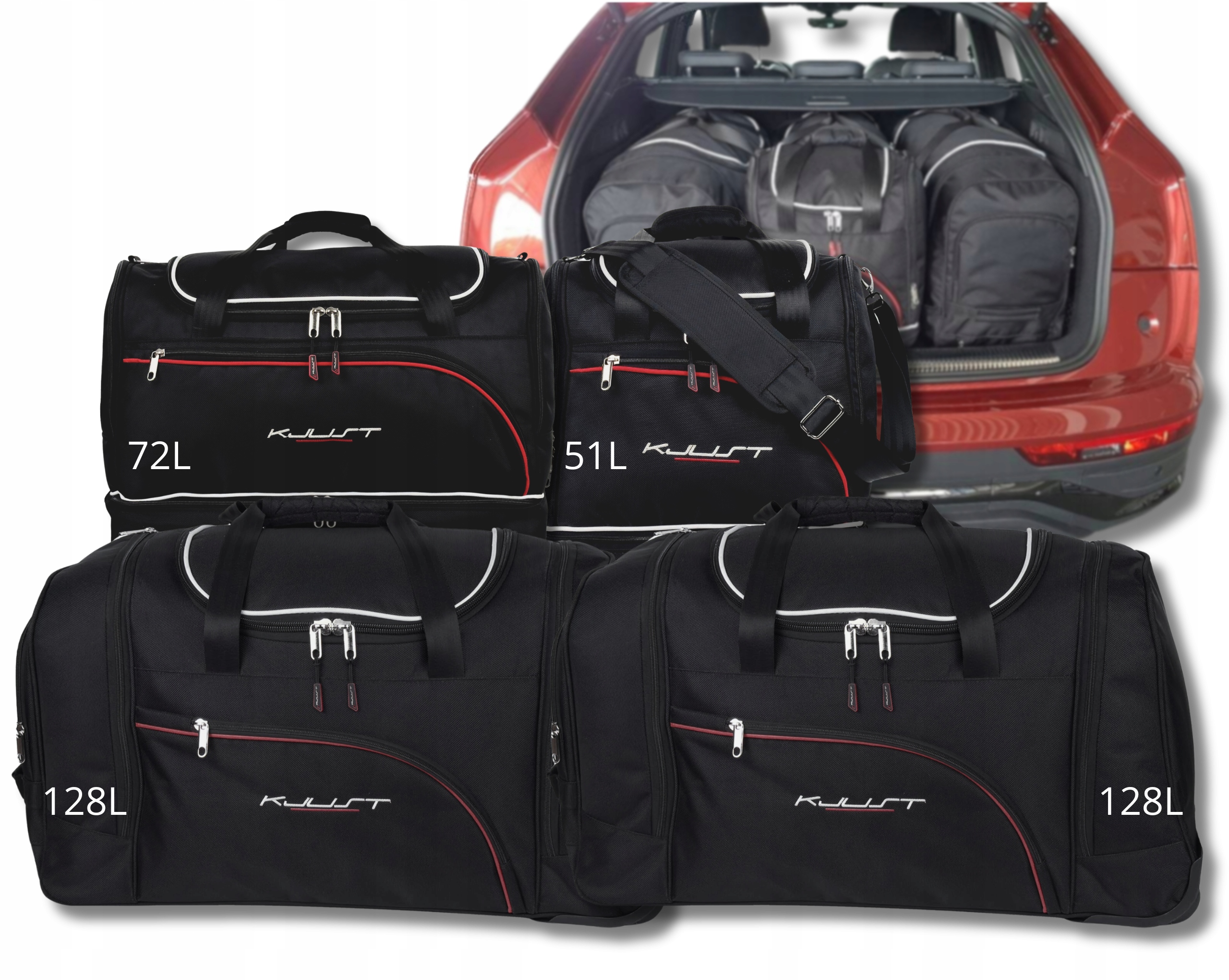 Cestovná Taška Do Kufra Audi Q5 Sportback 2020+ 4 ks