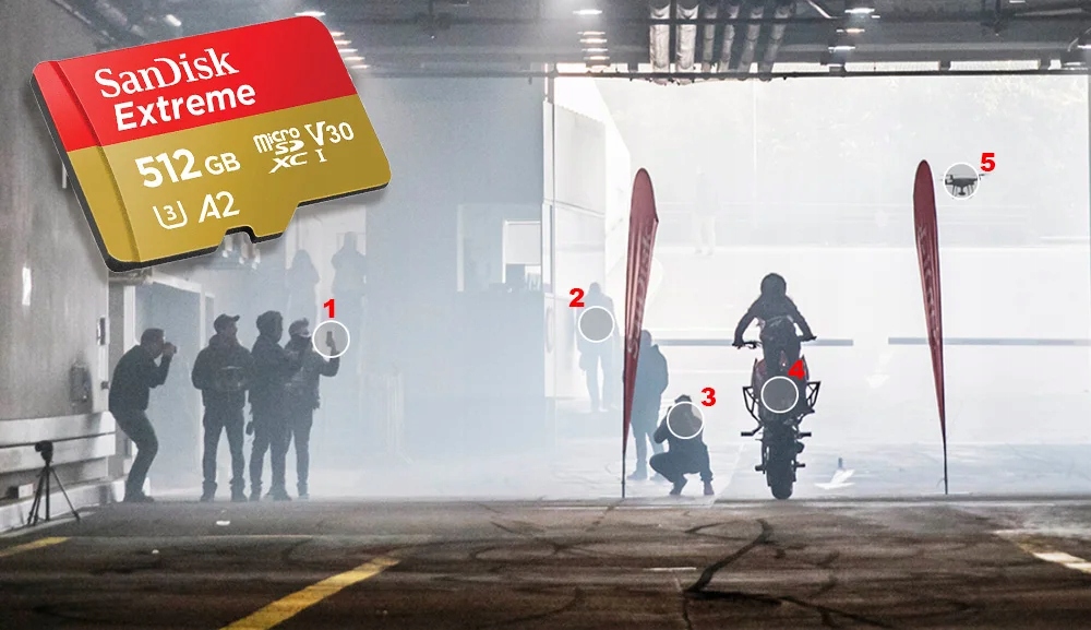 SANDISK ULTRA 512GB micro SD memory card Dołączony adapter nie