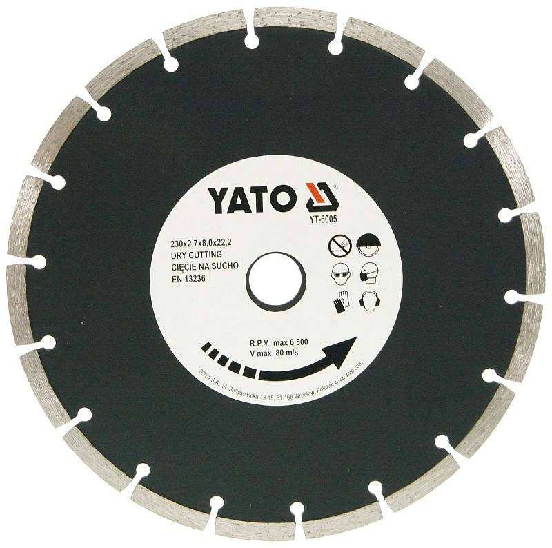 YATO Tarcza diamentowa segmentowa 230 YT-6005
