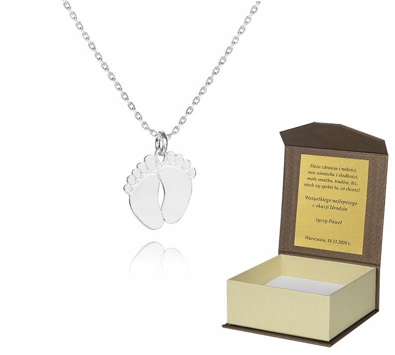 925 Stříbrný Řetízek 45 CM Patky Věnování A5Z91
