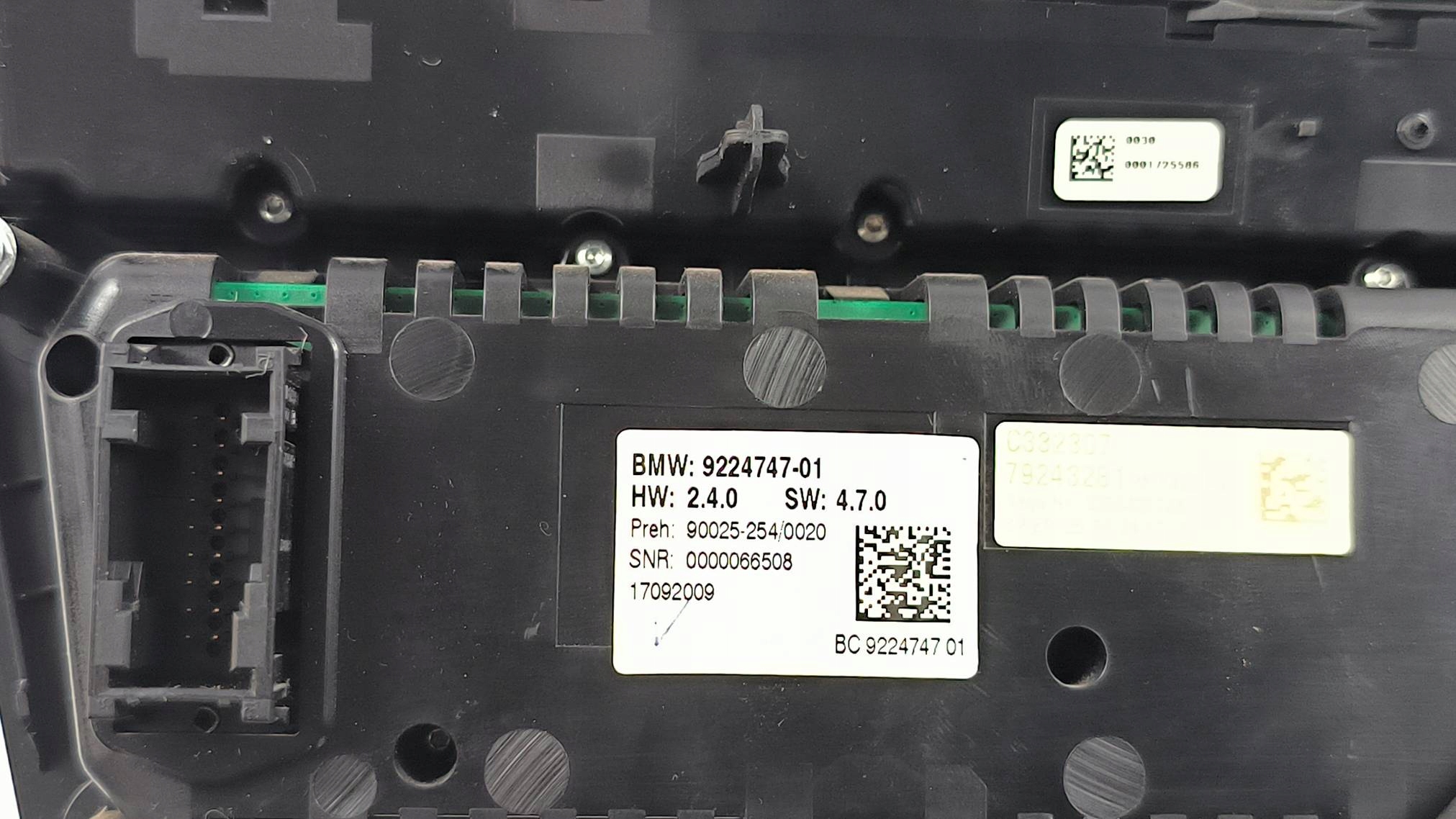 PANEL klimaanlage 9224747 BMW F01 730D