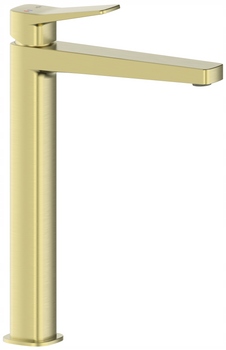 Kfa Umývadlová Batéria S Vypúšťačom Klik-klak Malaga Zlatá Brúsená Pvc