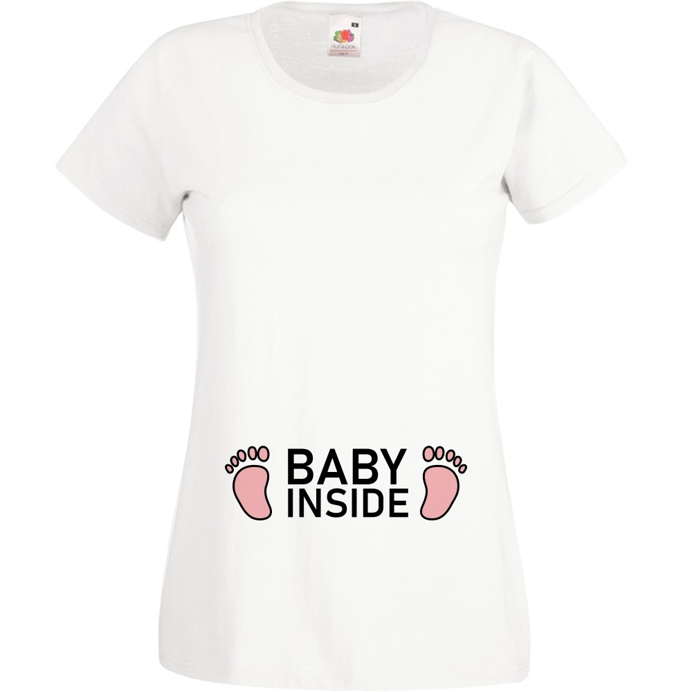 

Koszulka baby inside ciąża M biała
