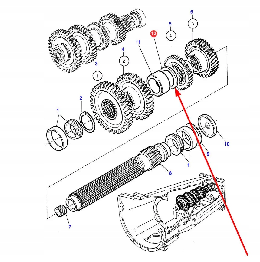 3583975M1 Podkładka dystansowa 0,20 mm Numer katalogowy części MF3583975M1