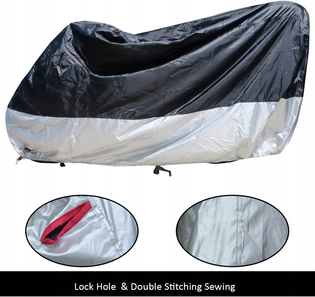 DUŻY 220cm x110 POKROWIEC NA SKUTER MOTOR wodoodporny PLANDEKA TEŻ 3KOŁOWY