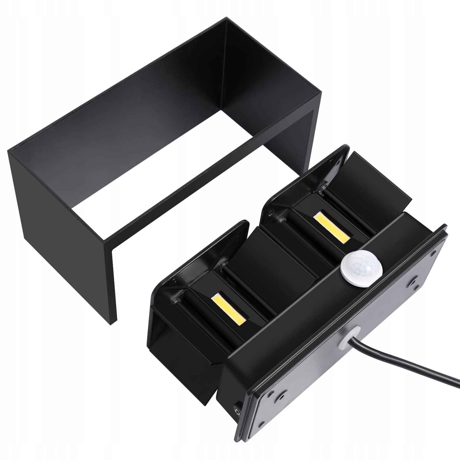 KINGWEN 4 Szt 20W LED Lampa Zewnętrzna z Czujnikiem Ruchu 6000K IP65 — miniatura 5