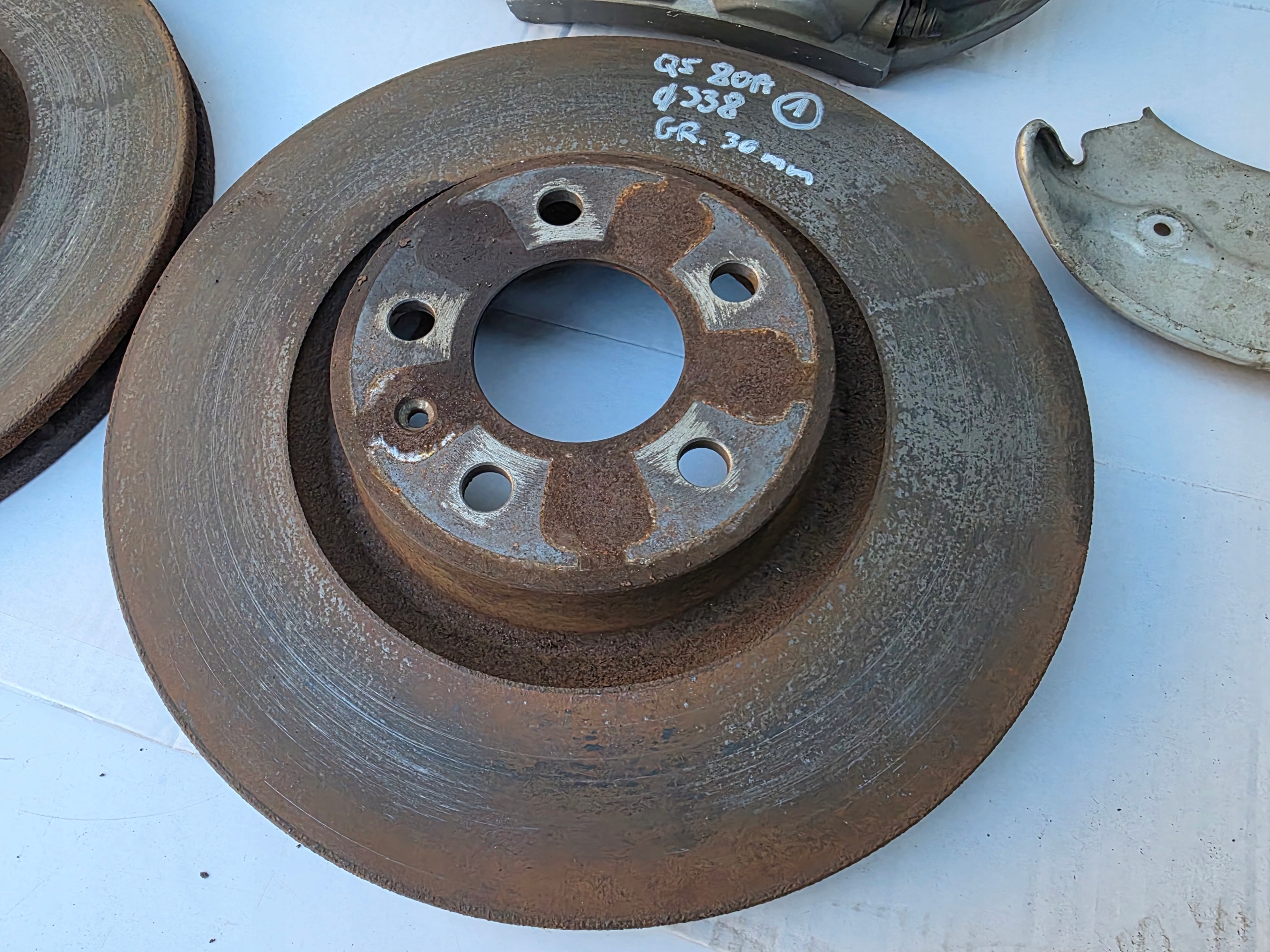 calipers HAMULCE front front AUDI Q5 80A FY II 338 338MM discs KOMPLET