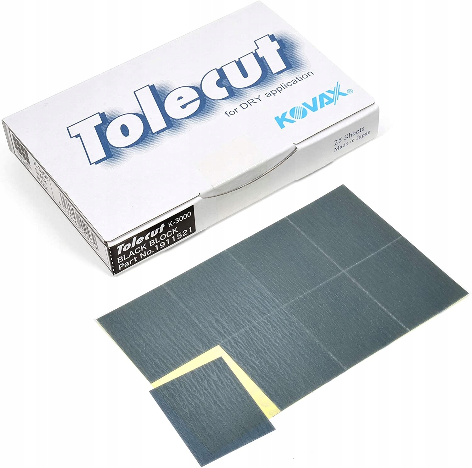 

Kovax Tolecut Stick-on Papier Ścierny Black P3000