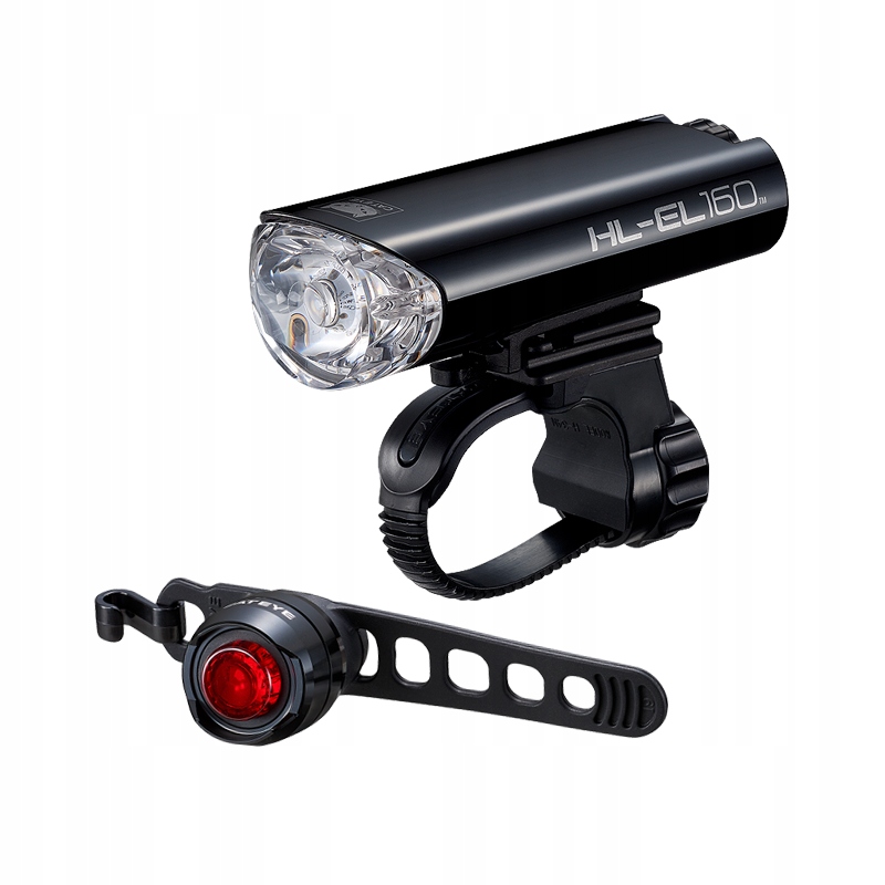 Zestaw lampek Cateye HL-EL160 SL-LD160-R