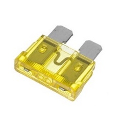 BEZPIECZNIK PŁYTKOWY SAMOCHODOWY 20A