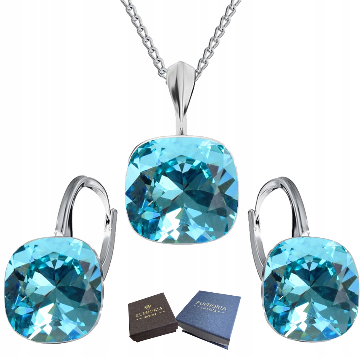 Sada šperků s krystaly Stříbro 925, Dárek k výročí pro maminku