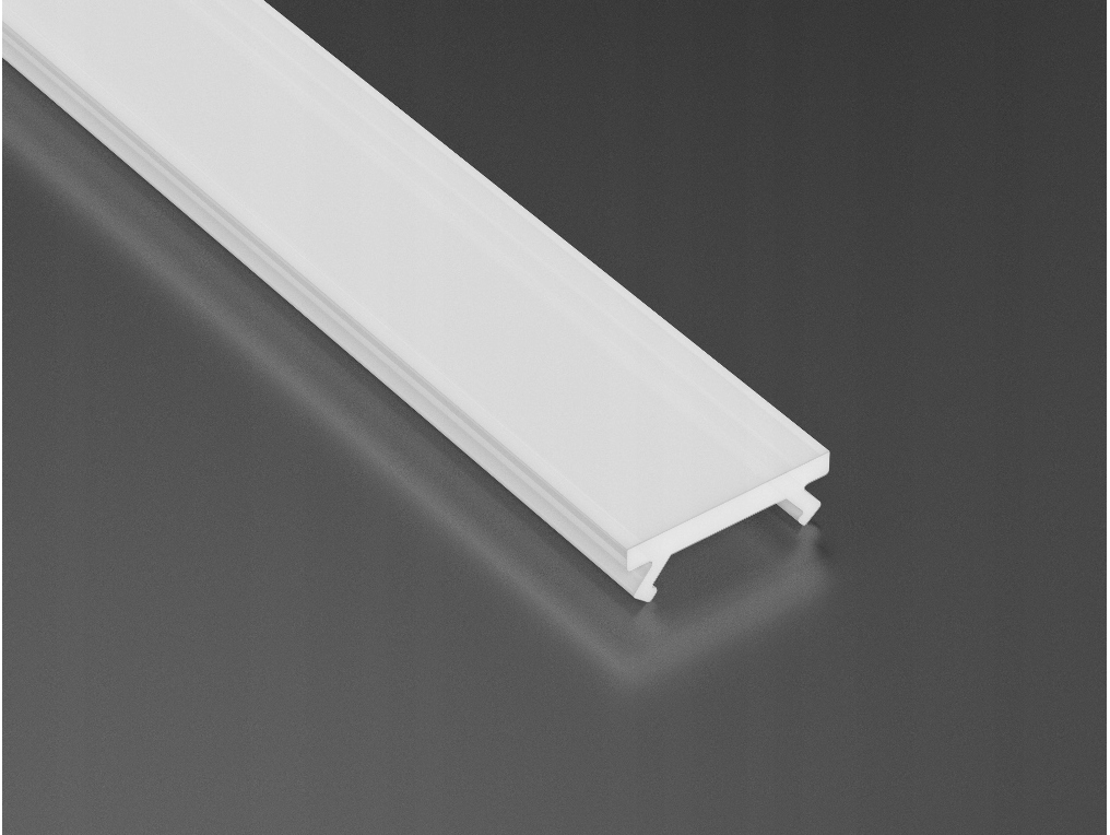 

Klosz Slim Profil X 2M wciskany mleczny