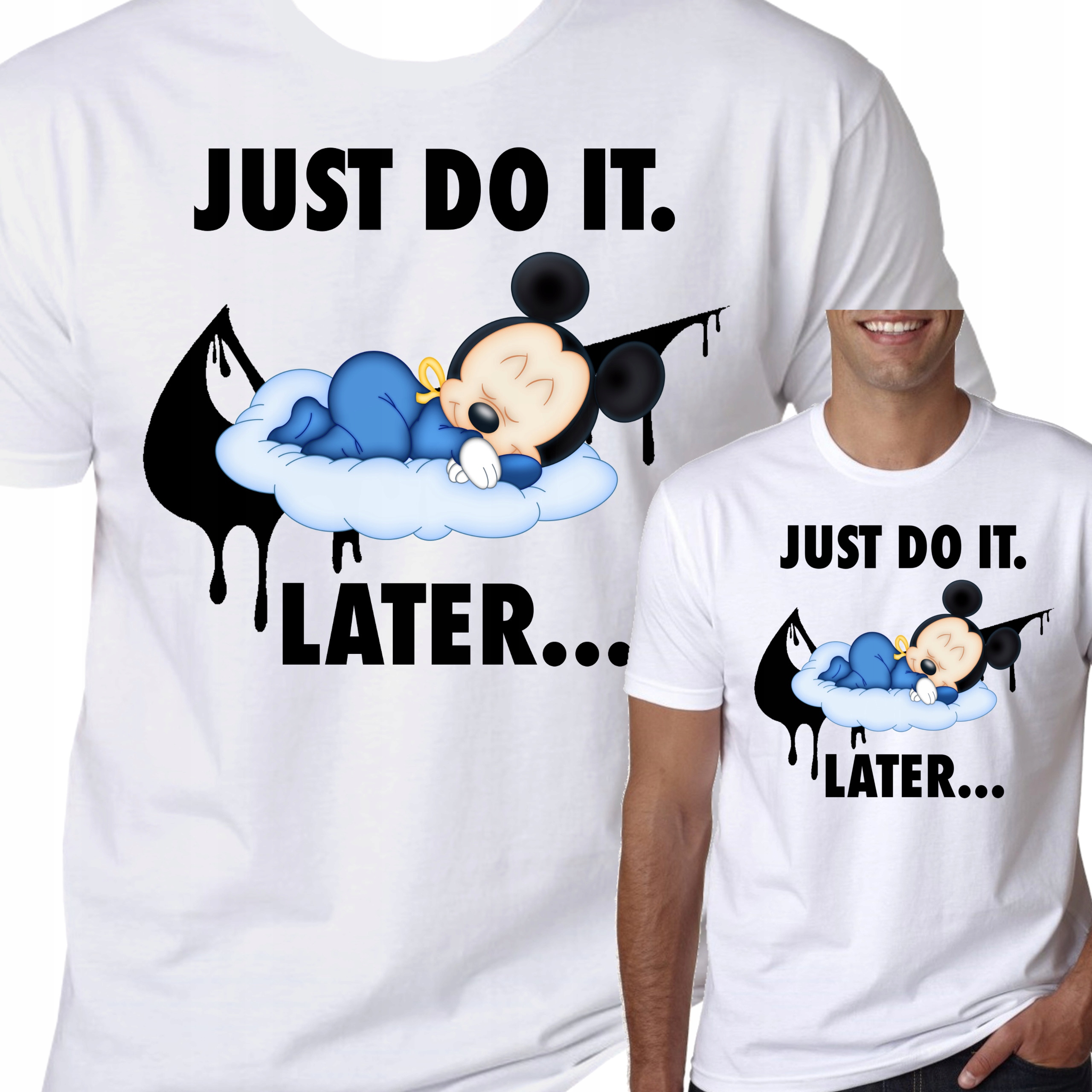 

T-Shirt Koszulka Mickey Miki Just Do It M 0783