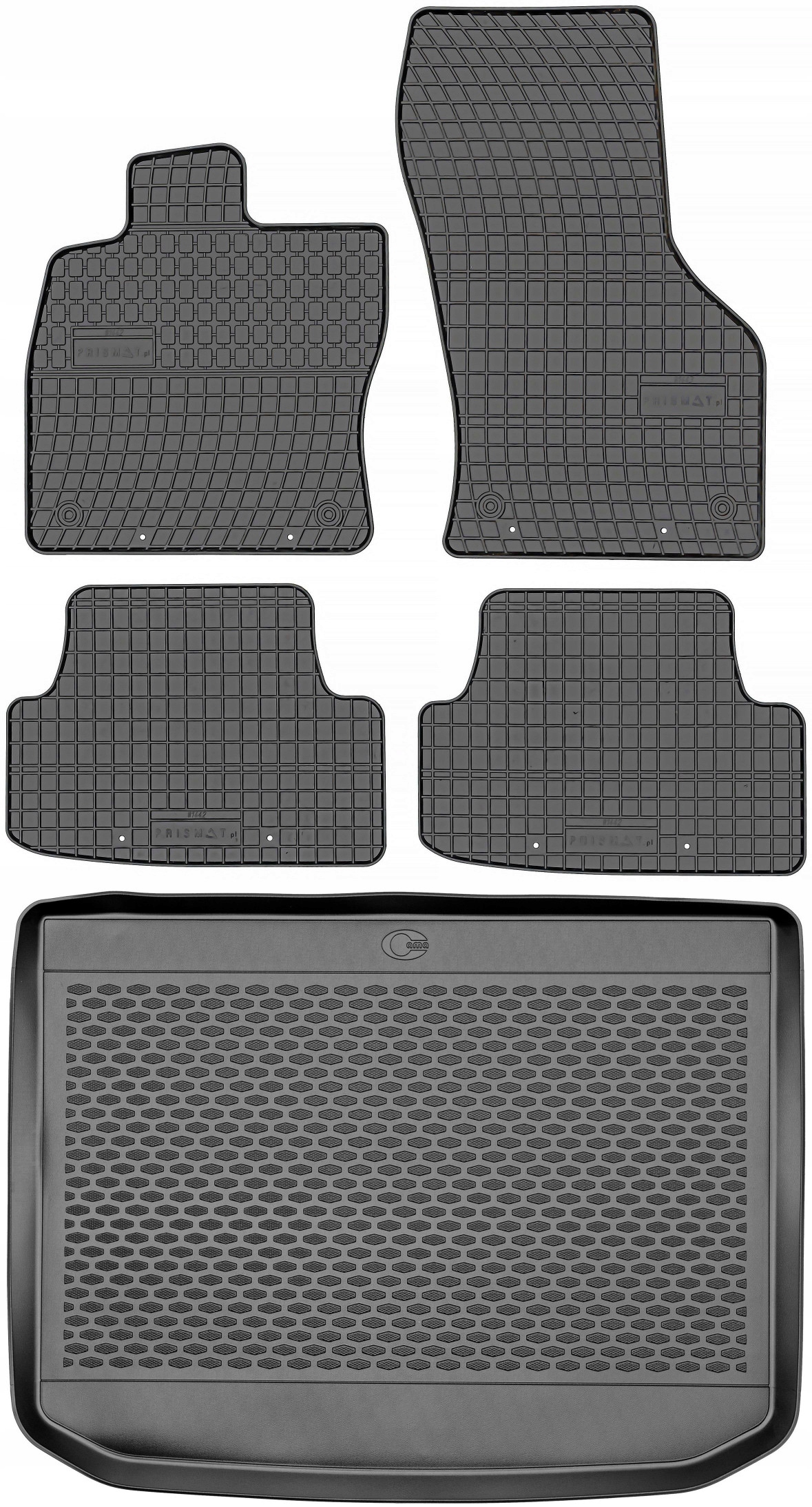 Audi A3 III 8V Sportback od roku 2013-2020 Sada Koberce batožinový priestor