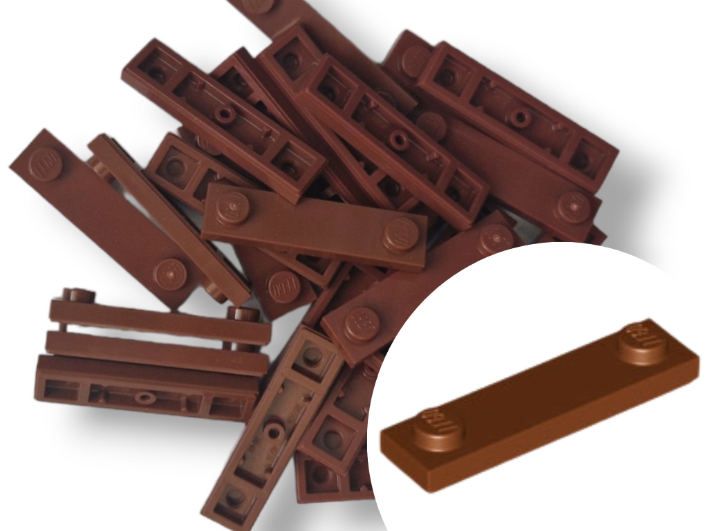 

Lego 41740 Tile Płytka 1x4 Reddish Brown 20szt