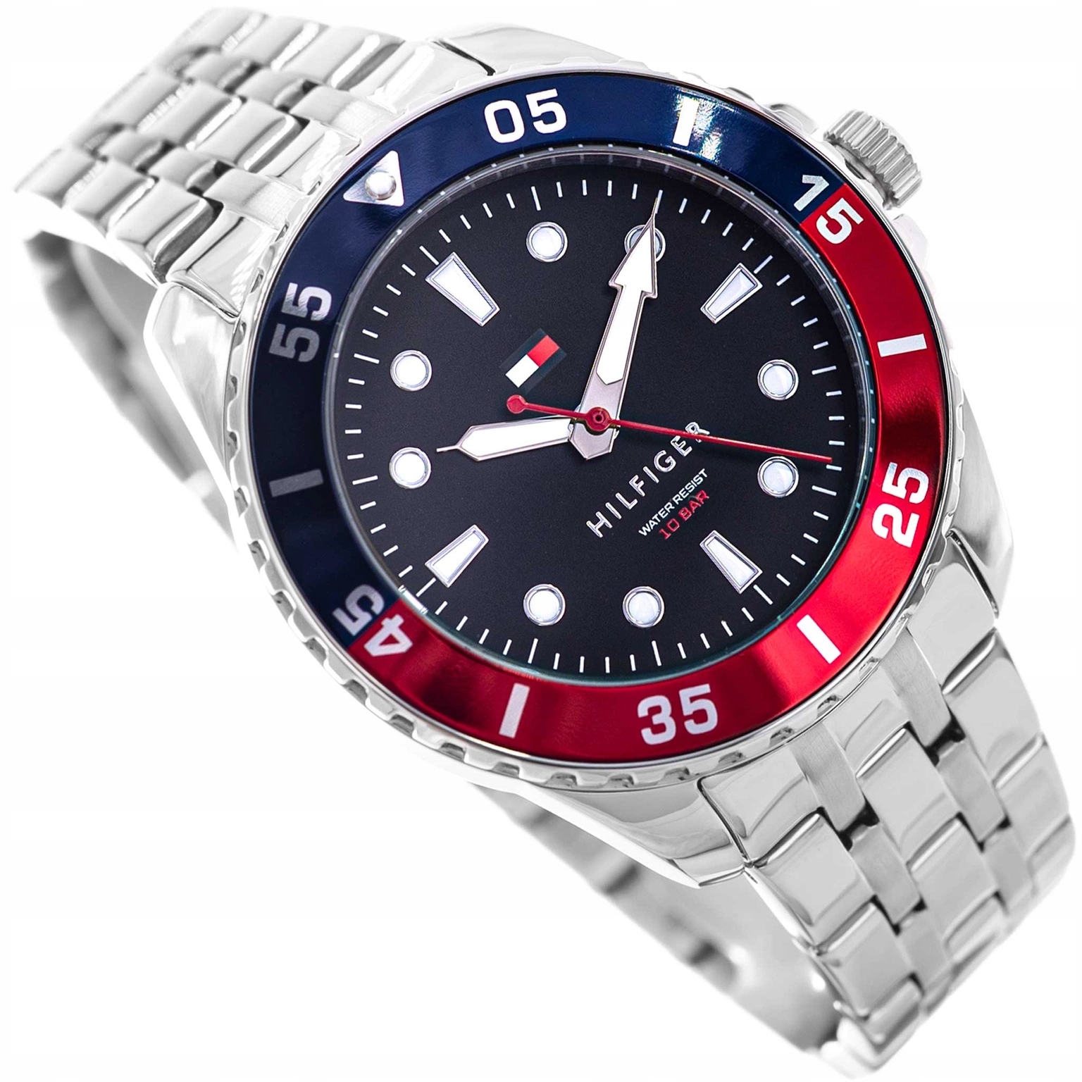 Dětské Hodinky Tommy Hilfiger 1720048 Teens Stříbrné Na Přijímání 100 M