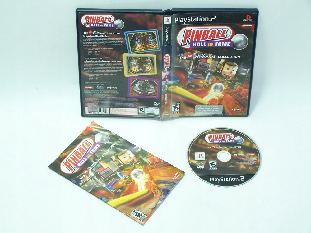 PINBALL HALL OF FAME Williams Collection PS2 NTSC