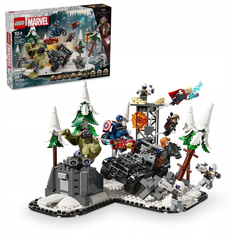 Lego Marvel Heroes Avengers: Čas Ultrona Sada Stavebnice 613 Dílků 10+