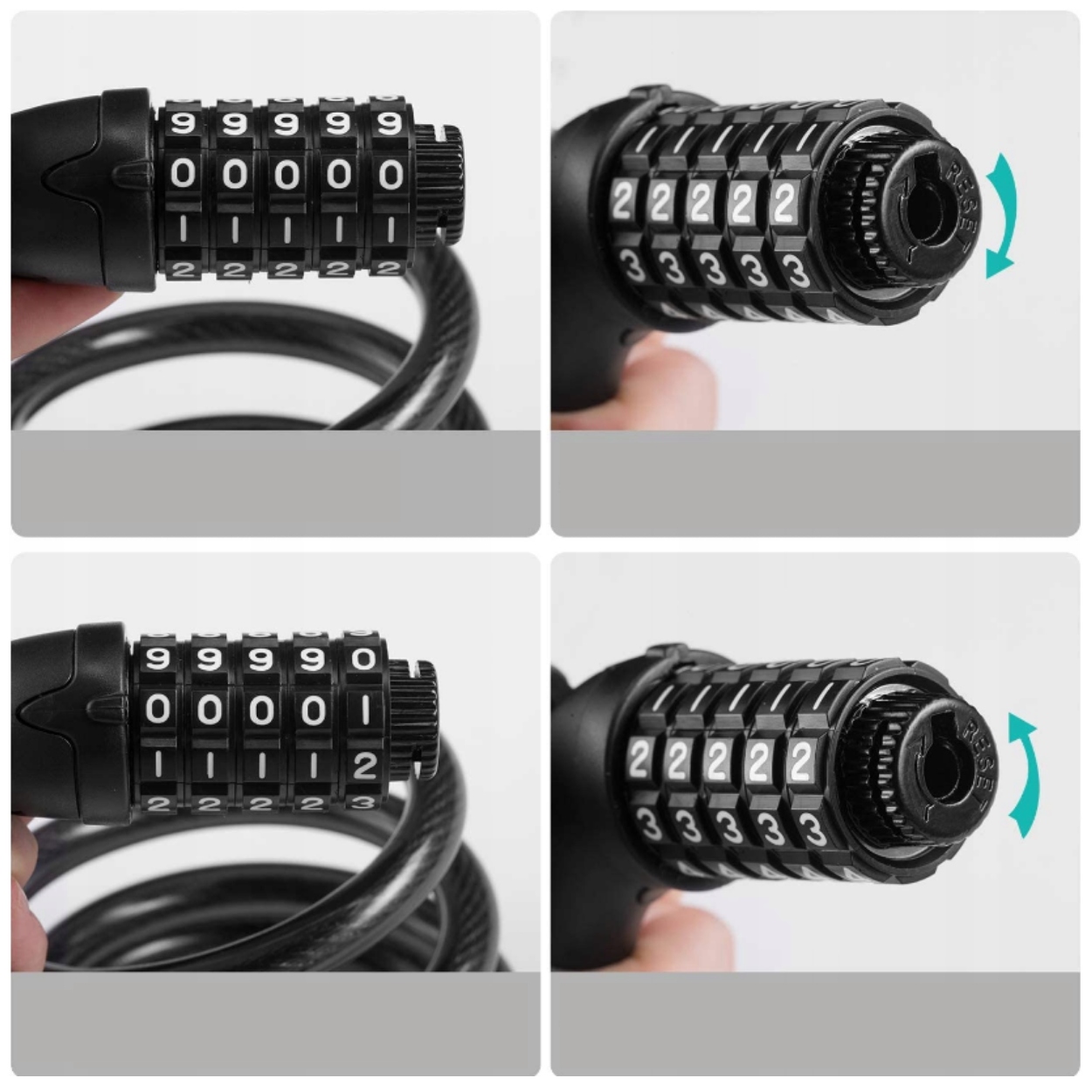 BLOKADA ROWEROWA ZAPIĘCIE DO ROWERU LINKA 120CM Model 2023