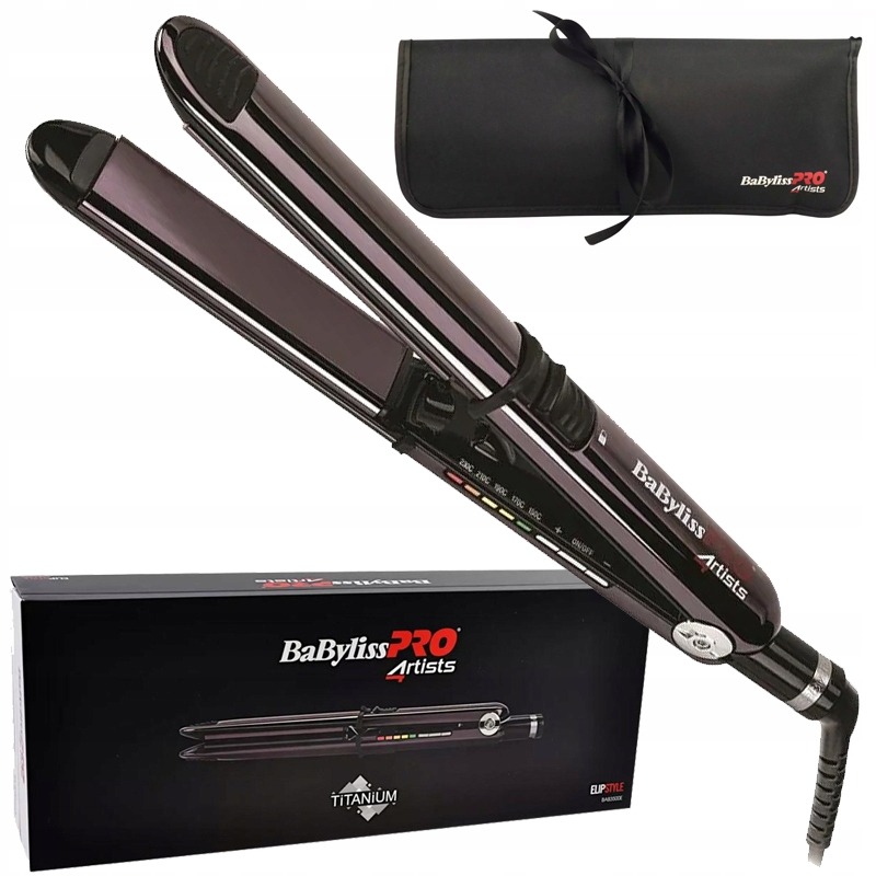 Prostownica Do Włosów Babyliss Tytanowa Z Regulacją Temperatury Max 230°C
