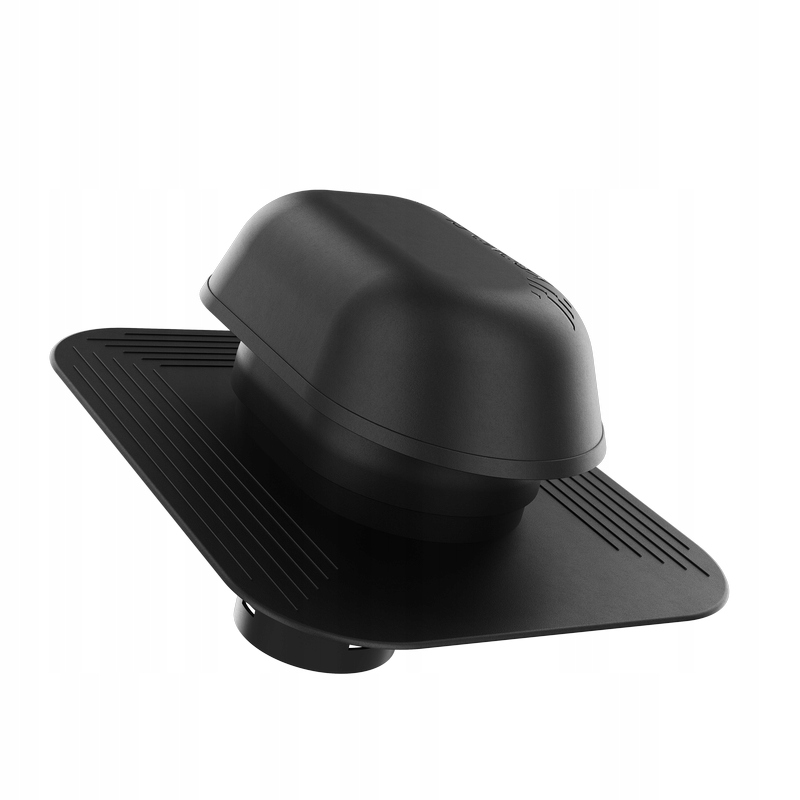 Větrací komín fi150 Pod Asfaltový Šindel Pape Černý 9005