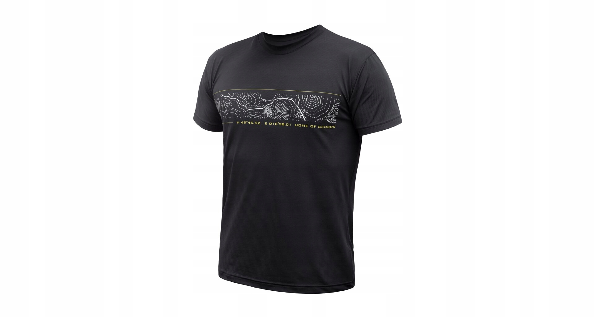Sensor Coolmax Tech Gps Pánské Triko Kr.rukáv černá Velikost Xl