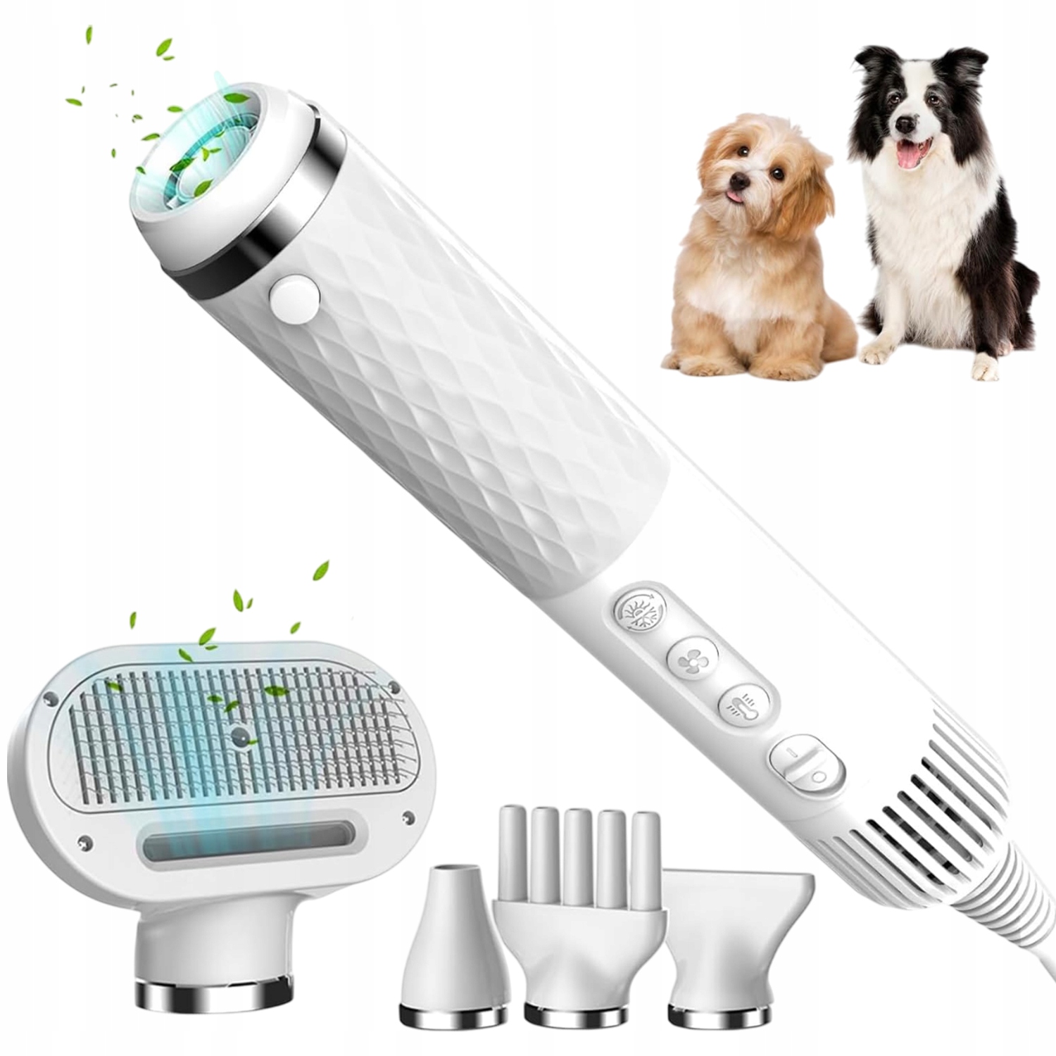 Levně Přenosný Vysoušeč Srsti Pro Psa A Kočku Zvířat Sada 600W