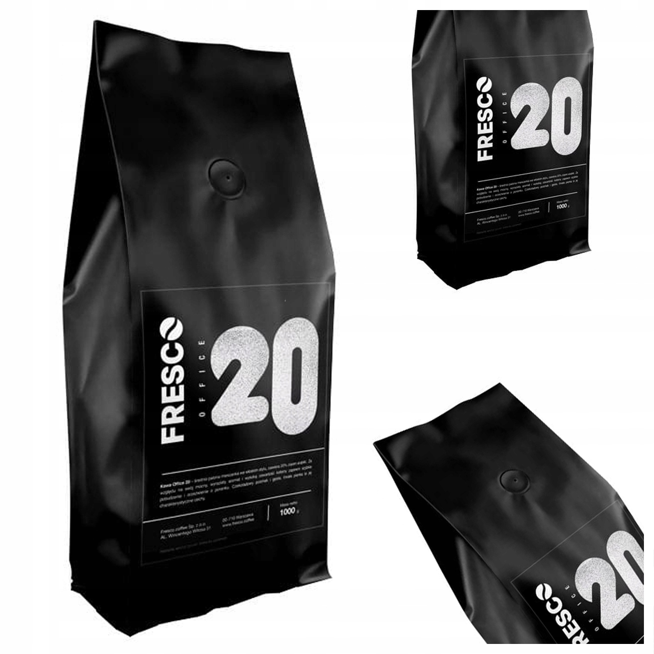 Levně Káva Fresco Office 20 1 Kg [20% Arabica 80% Robusta] Aromatická