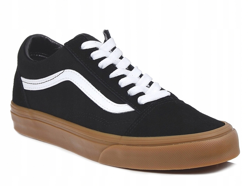 Dámské černé tenisky Vans Old Skool kožené, šněrovací, nízké 38,5