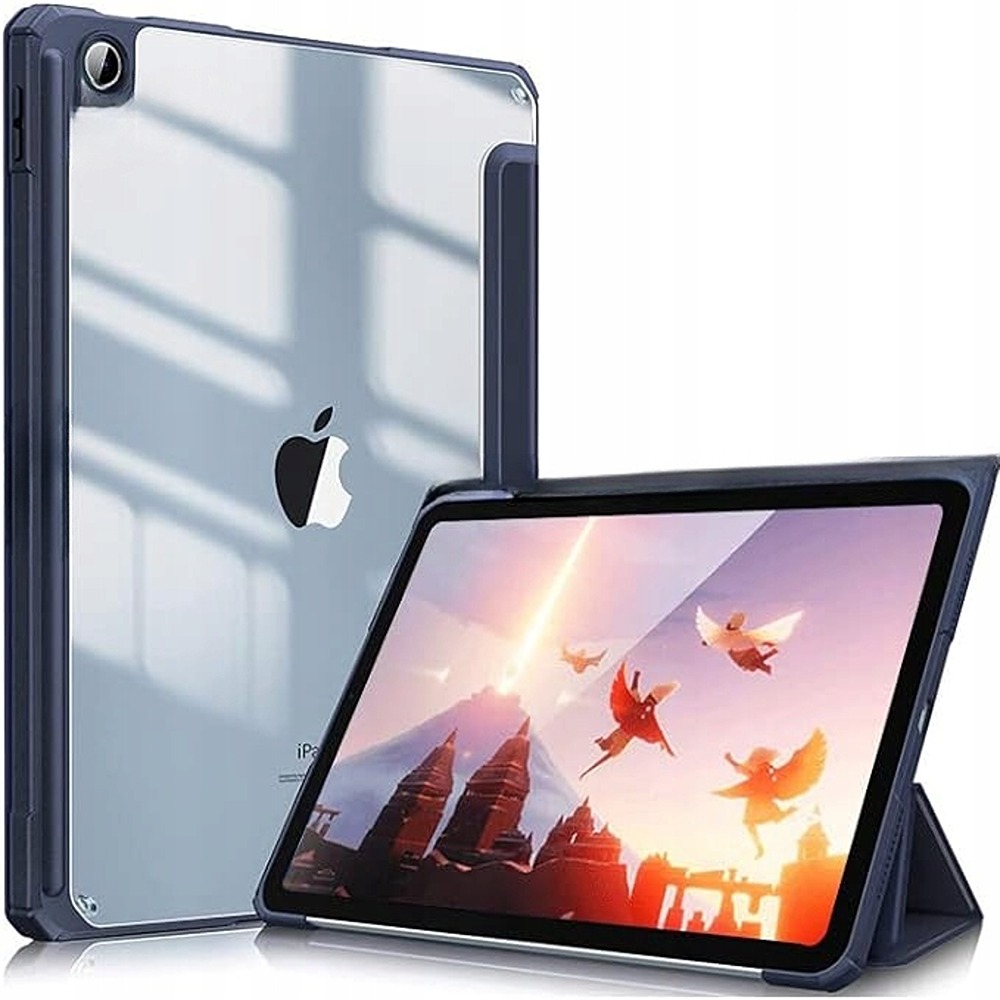 Pouzdro pro iPad 9/8 10.2 2021/20 Odolné magnetické pouzdro s prostorem pro Dotykové Pero, šedé