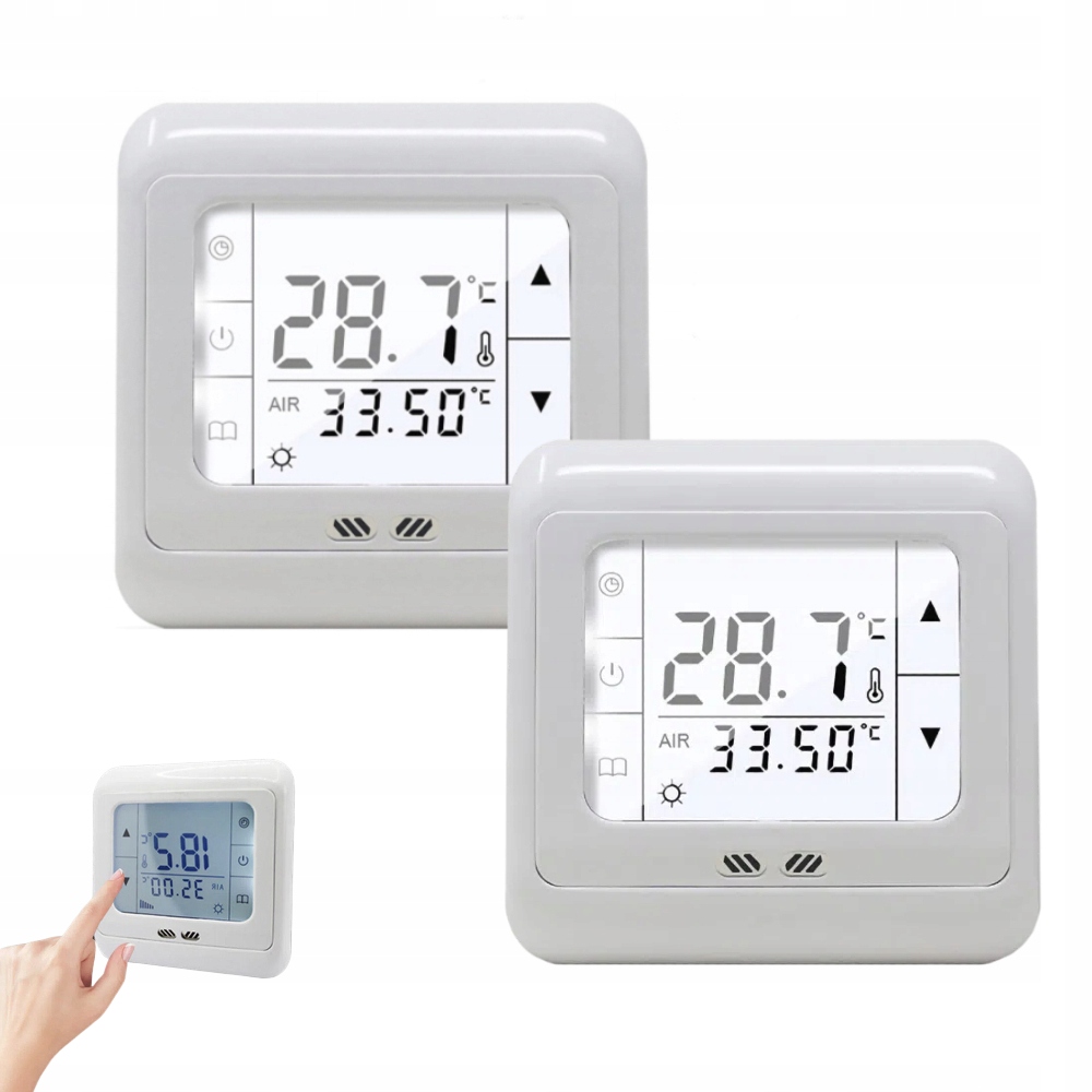 Pokojový Termostat Pro Podlahové Vytápění, Topné Rohože LCD 16A