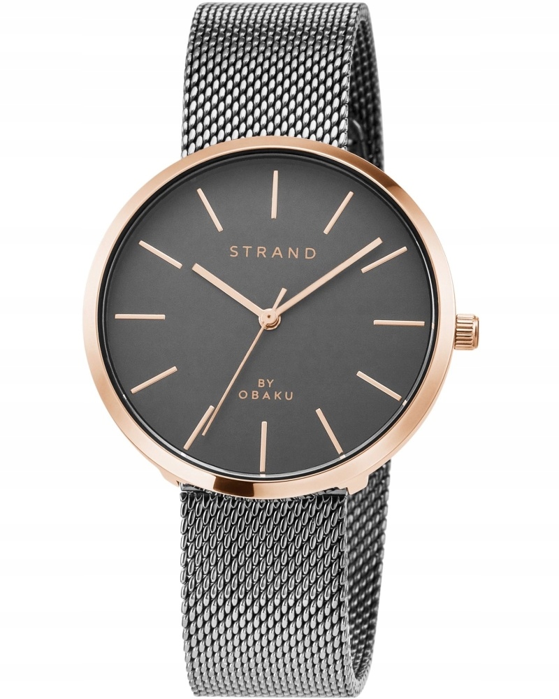Nové Originální dámské hodinky Japonský mechanismus Strand od Obaku mesh