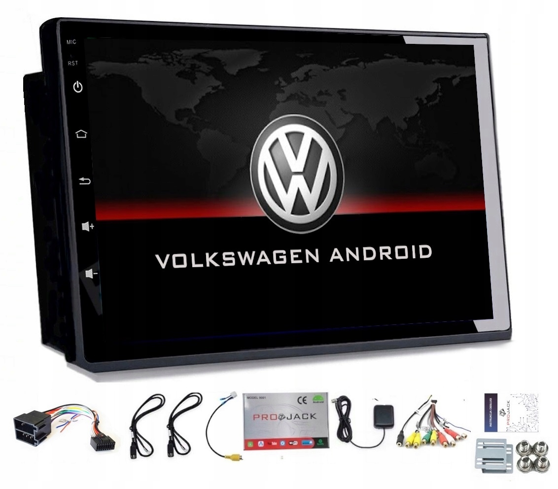 2 Din Autorádio S Navigáciou Vw Passat B5 Golf 4 Polo 4 Vw T5 Carplay 2/64GB