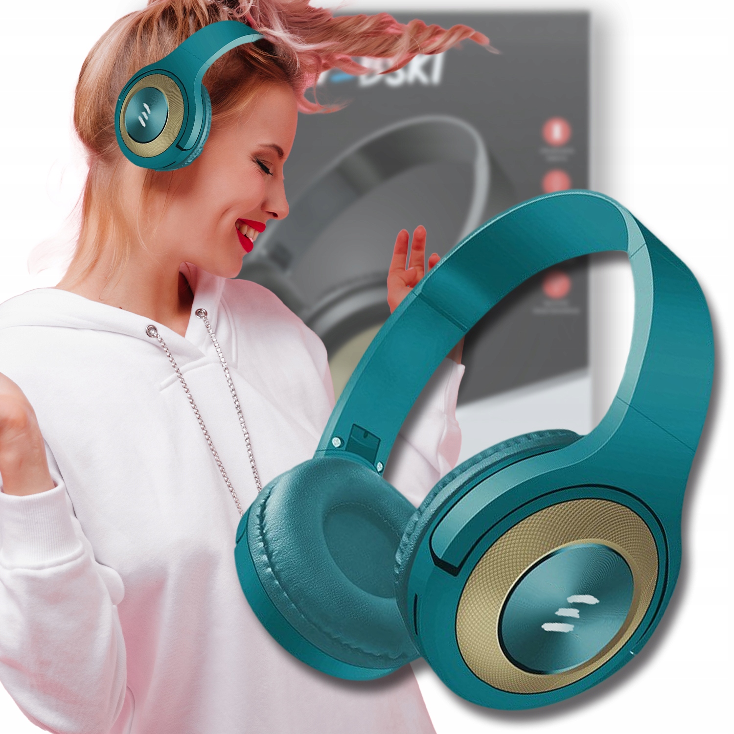 Trefný Dárek Pro Dítě Bezdrátová Bt Sluchátka Vestavěný Mikrofon