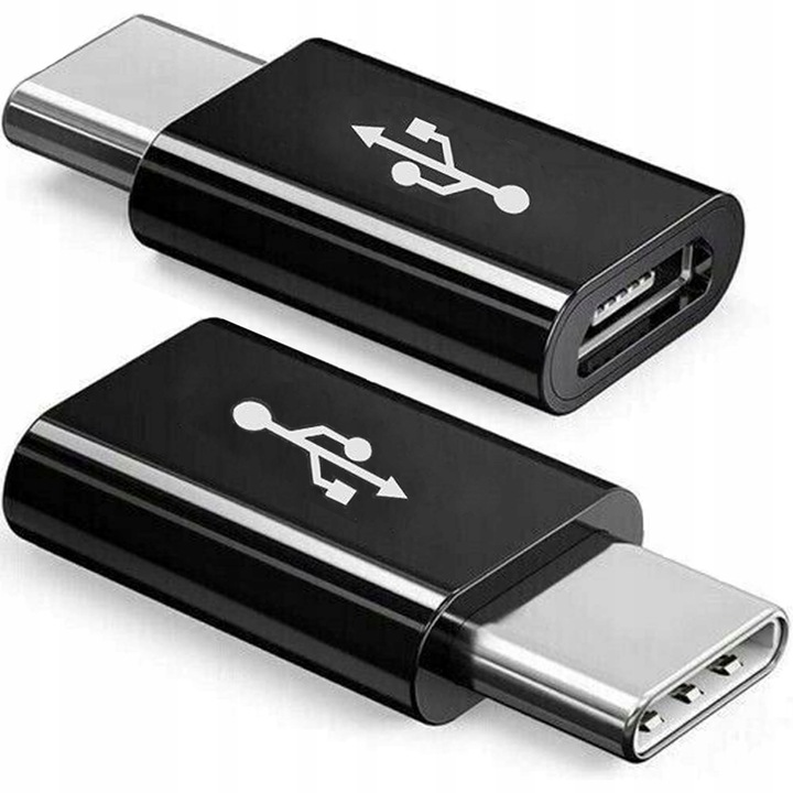 Adapter Micro Usb do Usb-c 3.1 Typ C Przejściówka Transfer Danych Ładowanie