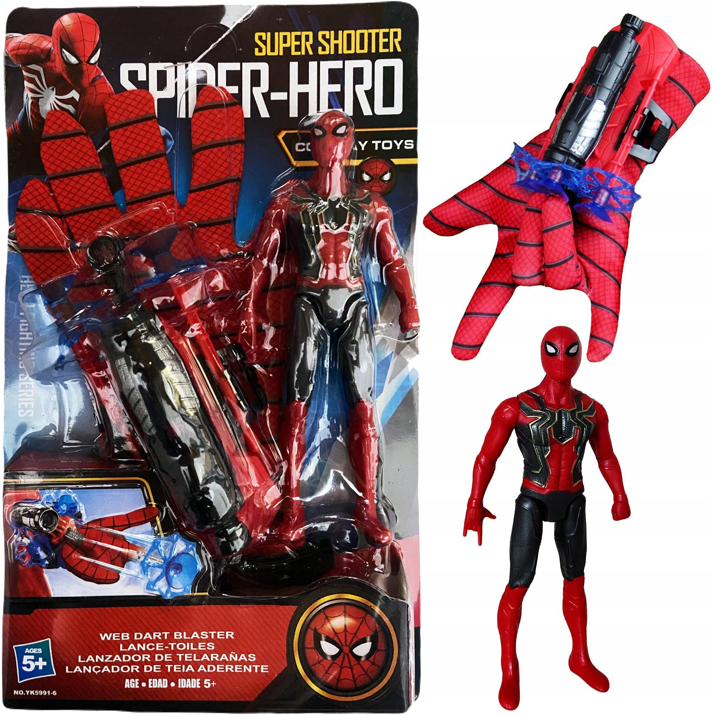 

Spiderman Rękawica Wyrzutnia Sieci Figurka Ruchoma
