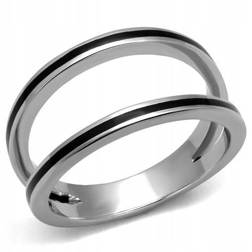 

Pierścionek Black Strips stal 316L 11, 12, 13