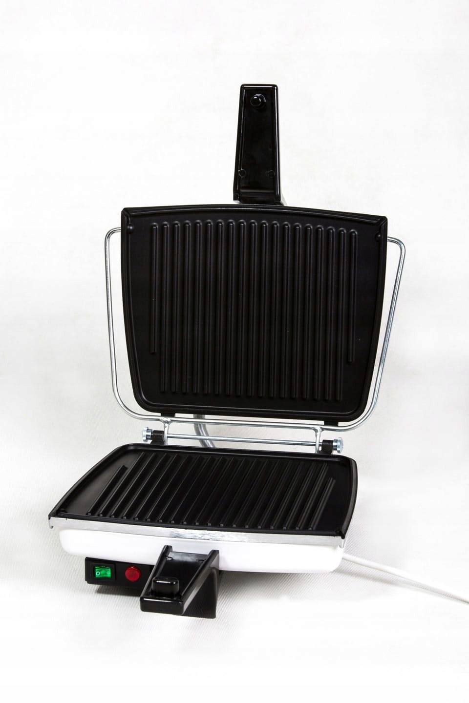 Opiekacz Dezal Panini, Sandwicz, Tortilla, Grill 1300W biały Gratisy