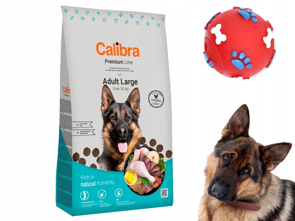 Levně Calibra Dog Premium Line Adult Large 12 Kg Dárek