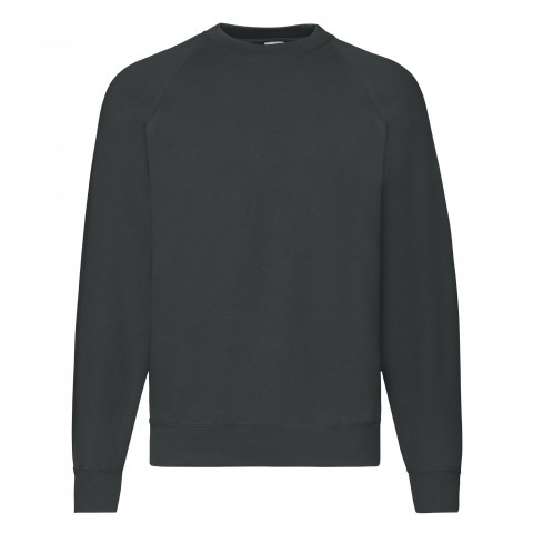 

Bluza męska Raglan Sweat FruitLoom Czarny S