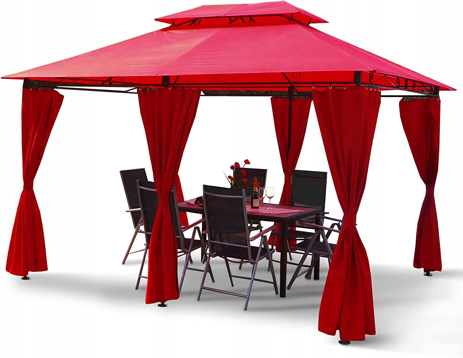 MINZO PAWILON OGRODOWY Z OŚWIETLENIEM LED KREMOWY Kod producenta 85269654556