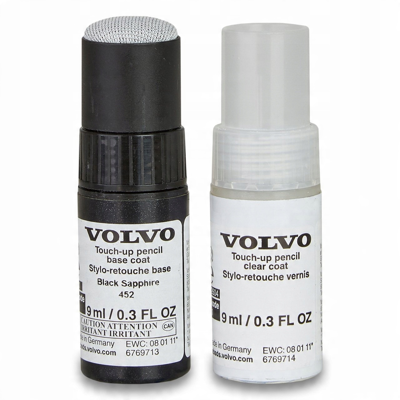 

Volvo lakier sztyft zaprawka Black Sapphire 452