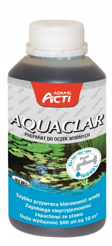 

Aquael Acti Aquaclar 500ml Preparat Klarujacy Wodę