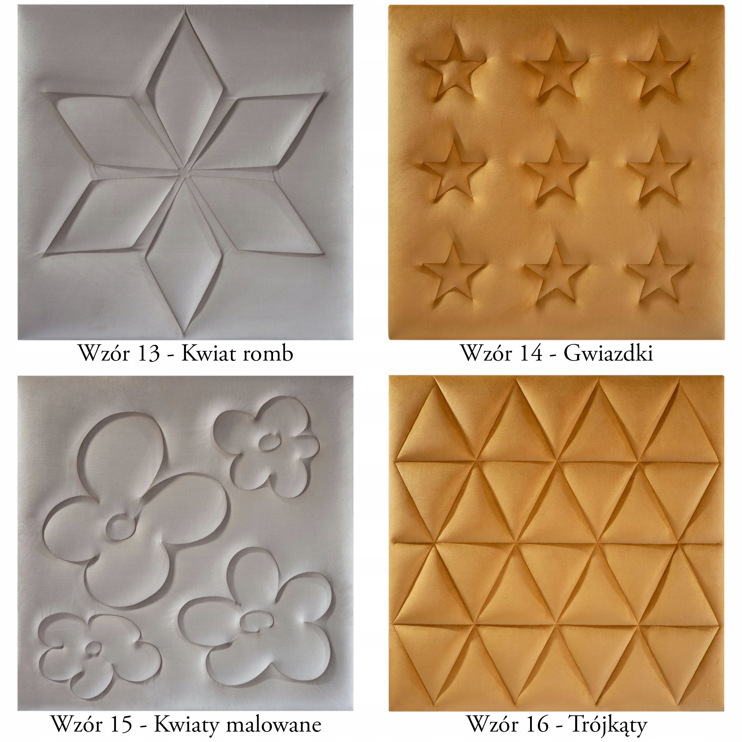 50x60 cm PANELE TAPICEROWANE panel ze wzorem WZÓR i KOLOR do wyboru Szerokość mebla 50 cm