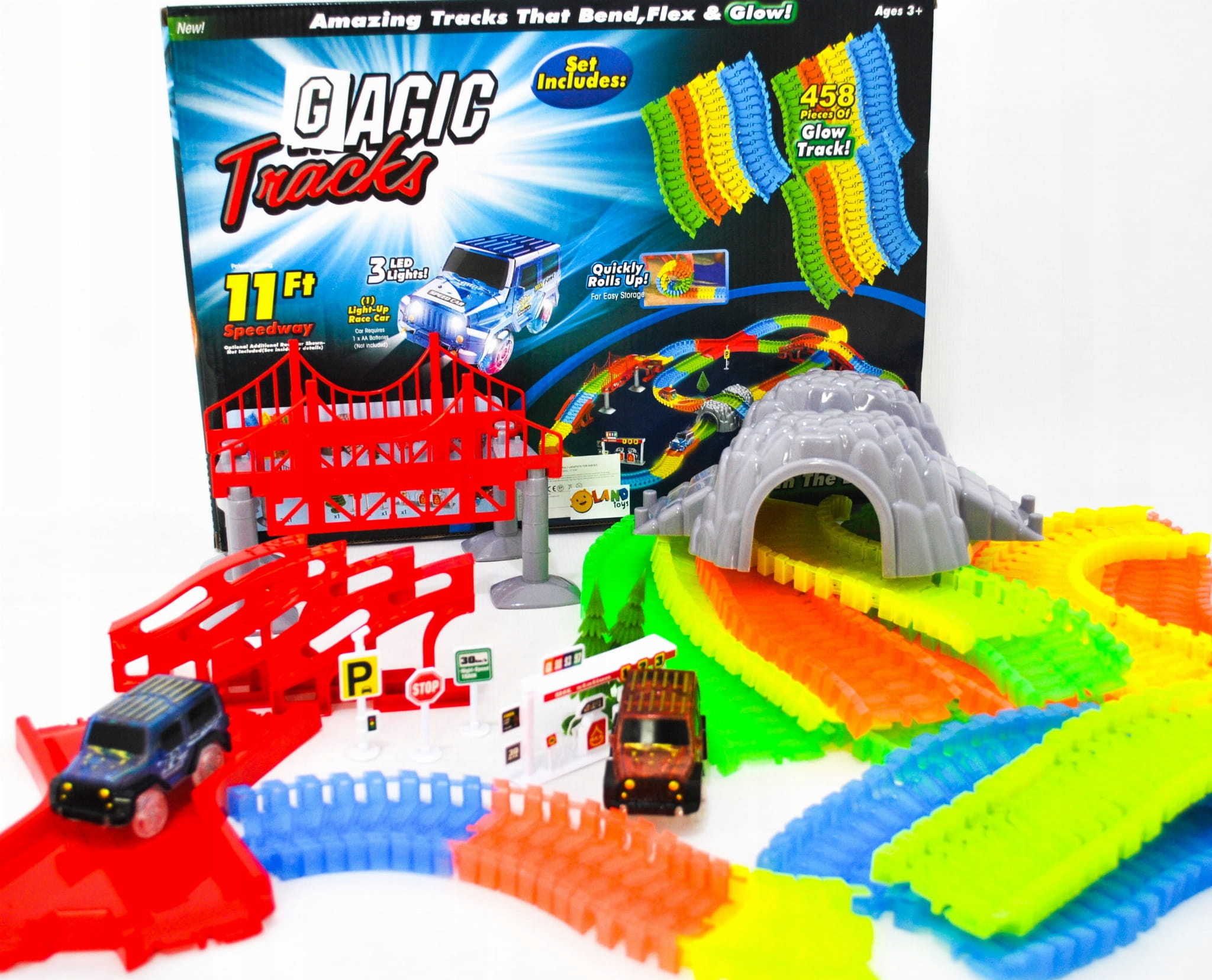 

LT190 Tor Świecący Magic Tracks 458 Elem 2 Autka