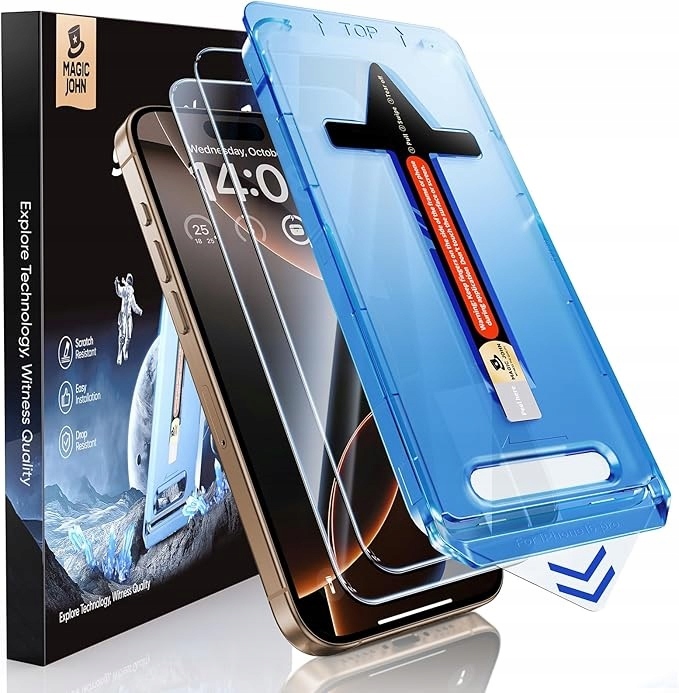 2X Sklo Na Displej Pro Iphone 16 Pro, Odolnost Proti Poškrábání